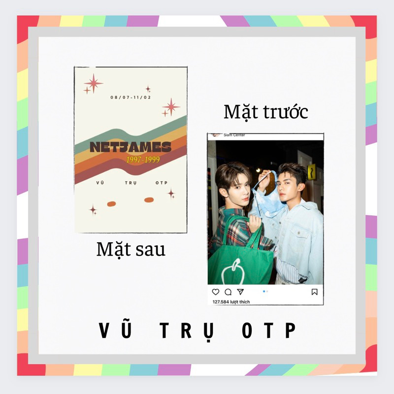 Set 9 card bo góc NETJAMES