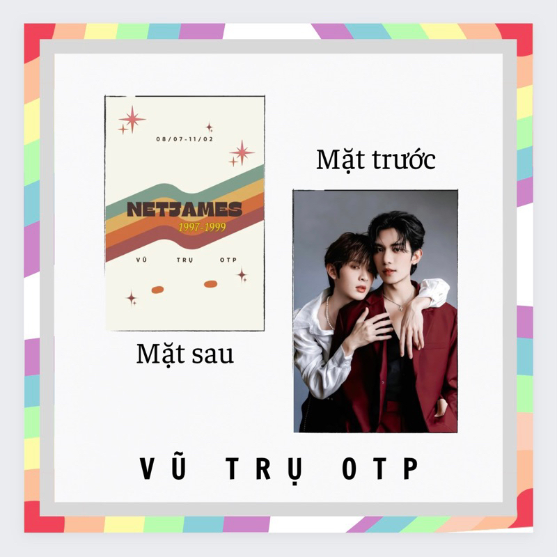 Set 9 card bo góc NETJAMES