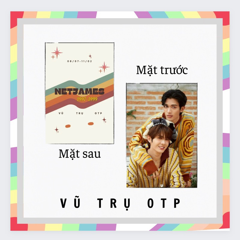 Set 9 card bo góc NETJAMES