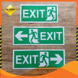Biển báo mica exit lối thoát hiểm - biển báo an điền safety