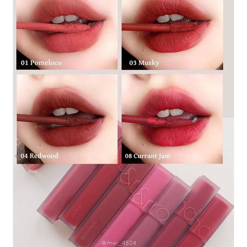 Son Romand Blur Fudge Tint Nhung Lỳ