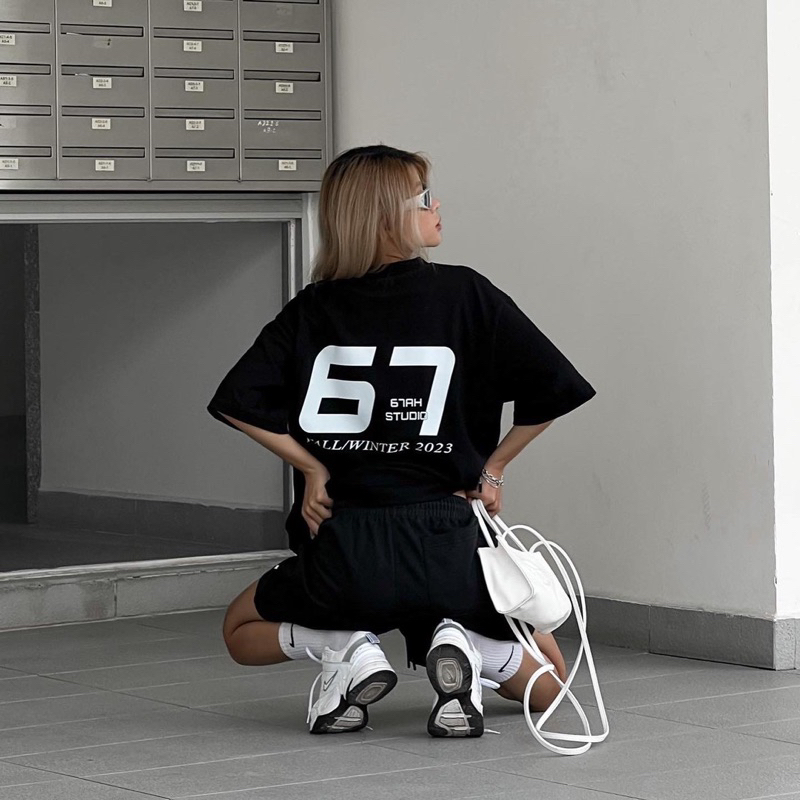 Set áo thun quần short FW23 67ahstudio