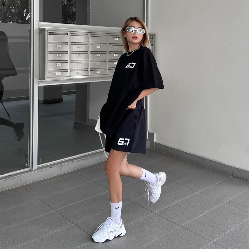 Set áo thun quần short FW23 67ahstudio