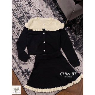 SET LEN PHỐI BÈO TRẮNG KEM”CHINI” CÚC DỌC TIỂU THƯ
