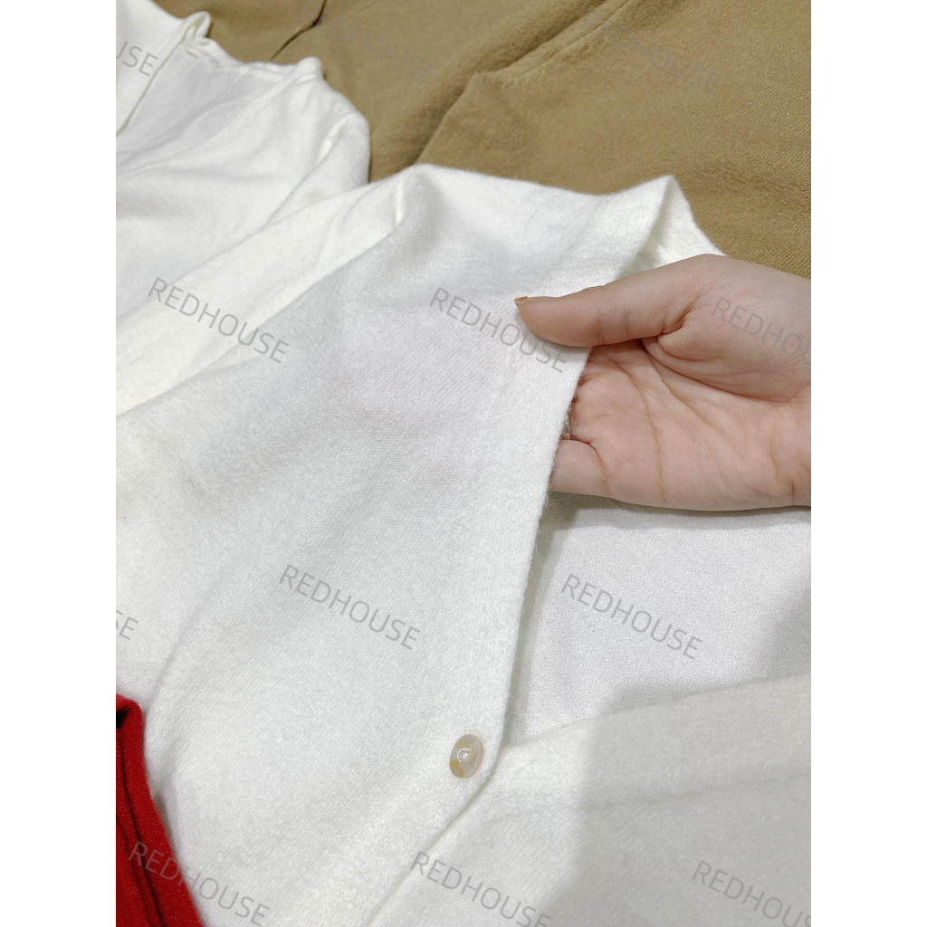 Áo cardigan tay dài cổ tim
