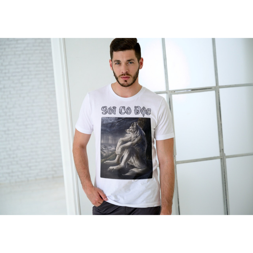 Áo thun Sói Cô Độc 100℅ cotton | Anh Sung Studio