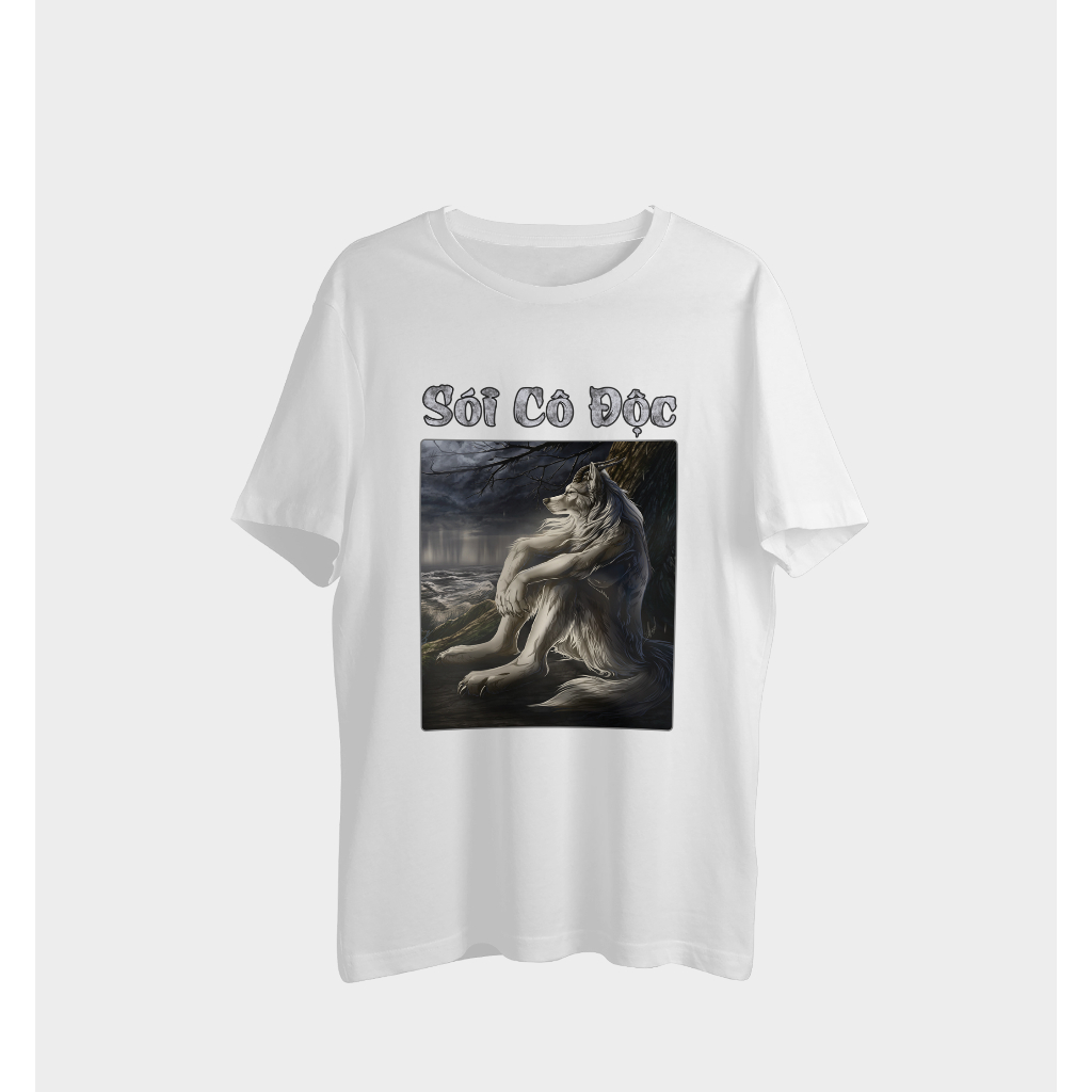 Áo thun Sói Cô Độc 100℅ cotton | Anh Sung Studio