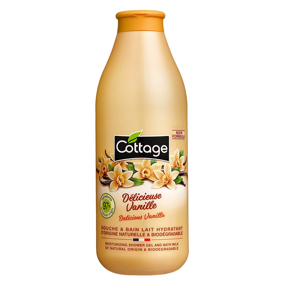 Sữa tắm Cottage Shower Bath and Moisturising Milk Delicious Vanilla 750ml