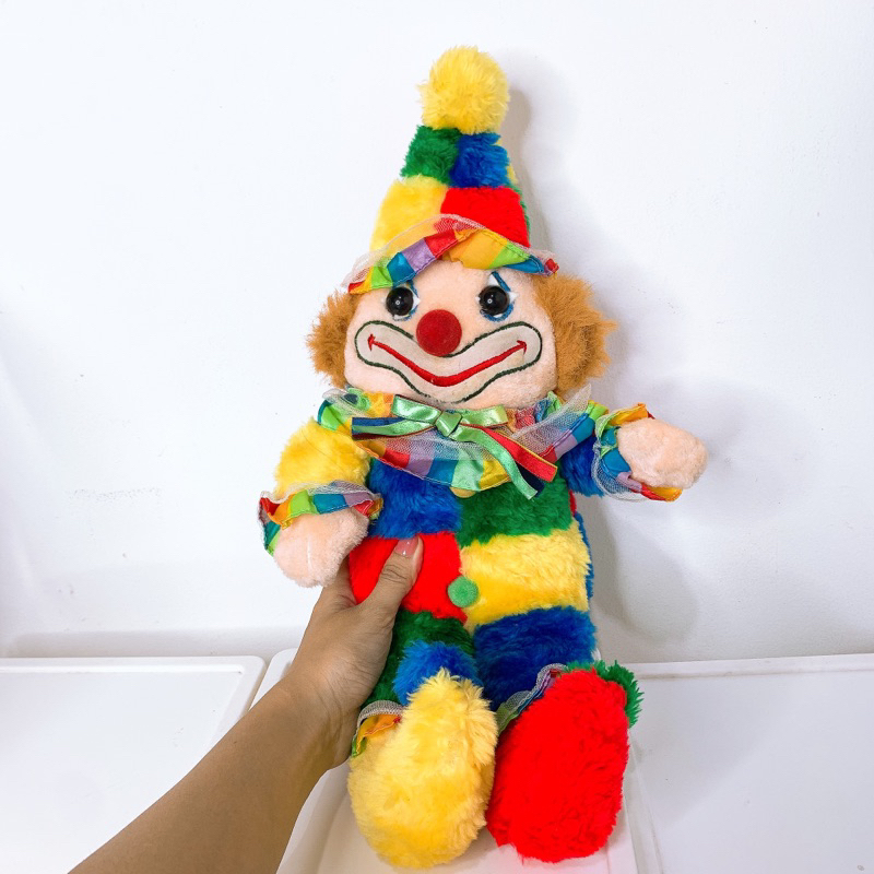 Gấu bông chú hề vintage clown thú nhồi bông đồ chơi dễ thương