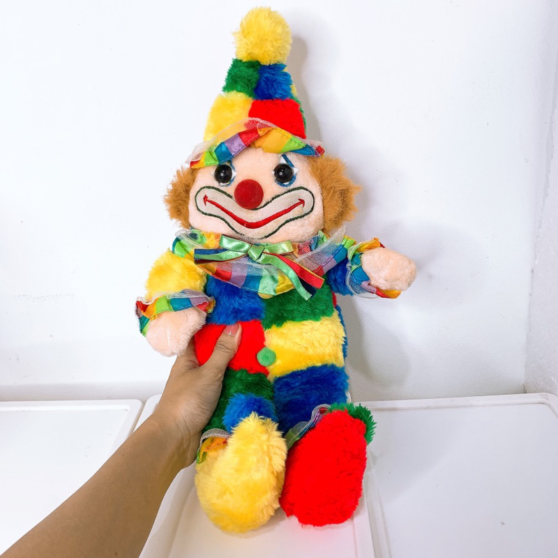 Gấu bông chú hề vintage clown thú nhồi bông đồ chơi dễ thương