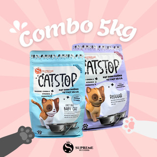 Combo hạt cho mèo vừa no vừa rẻ ( tặng Cát Đậu Nành)
