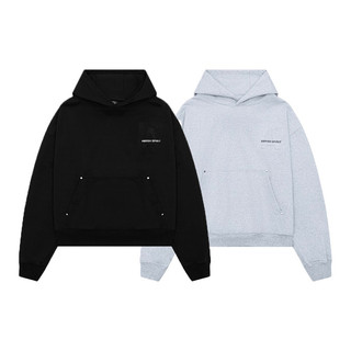 (Chính Hãng AMRISH) Áo Embossed "A" Boxy Hoodie