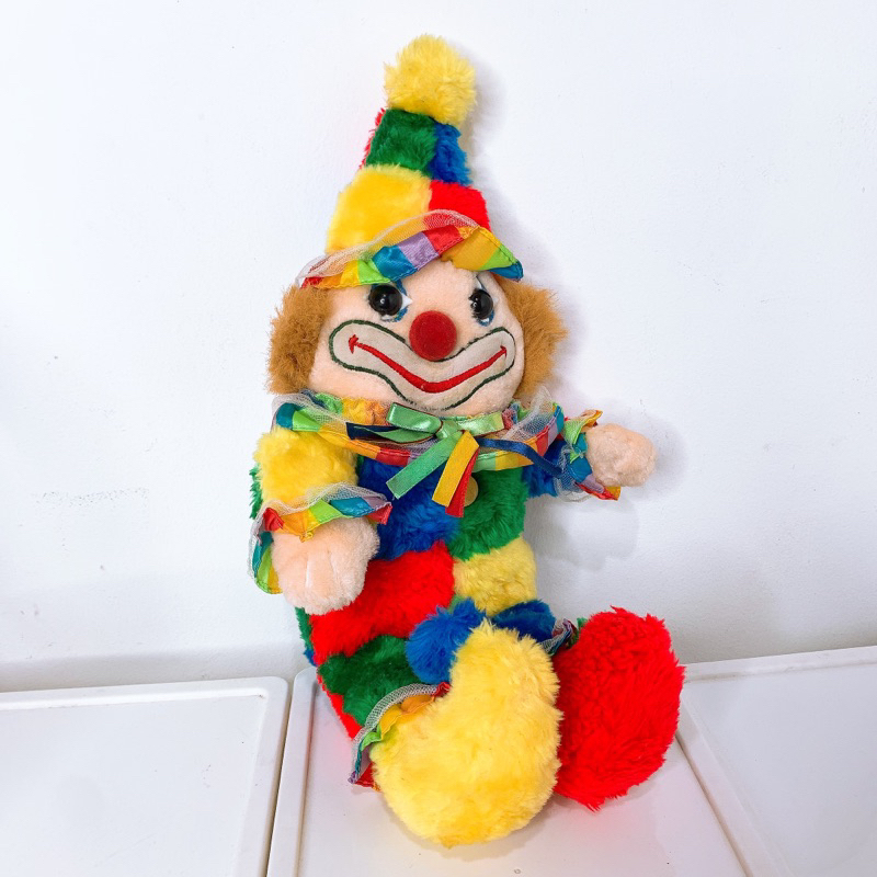 Gấu bông chú hề vintage clown thú nhồi bông đồ chơi dễ thương