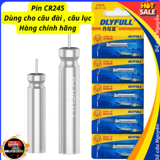 Vỉ 5 viên pin phao câu đài , pin câu lục CR425 chính hãng