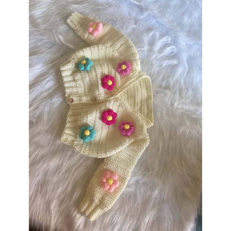 Áo khoát len HandMade cho bé gái