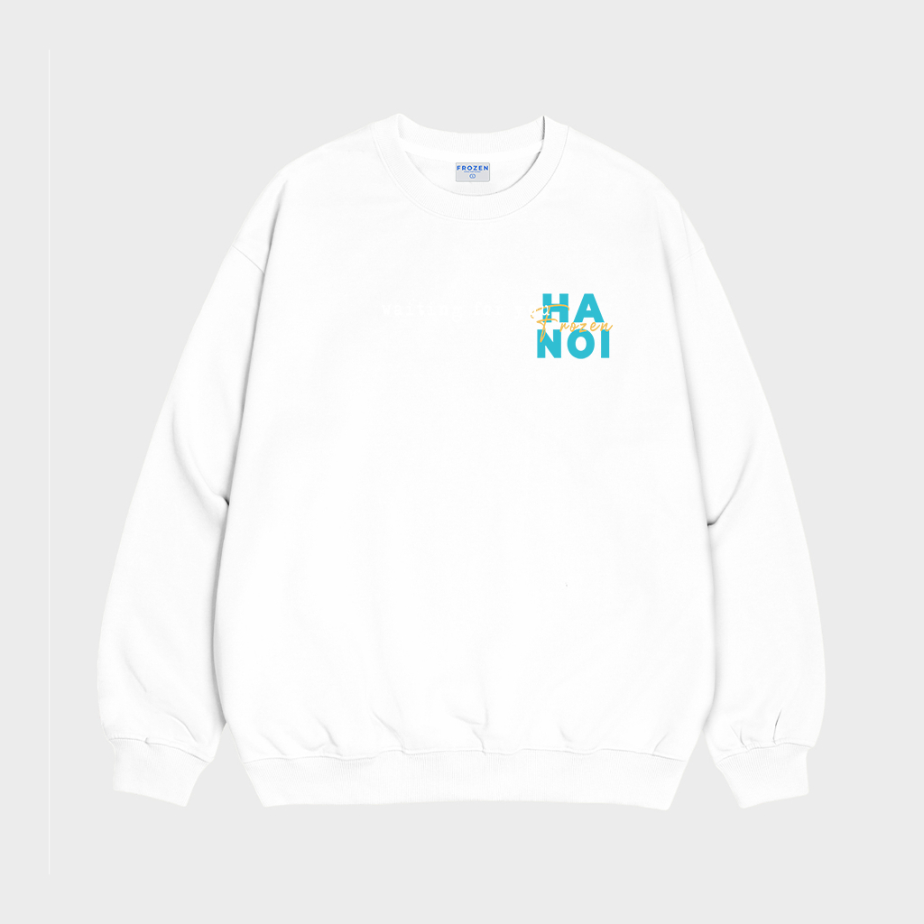 Áo Sweater Frozen Hà Nội Nỉ Chân Cua lót lông Cotton 100% Unisex Local Brand