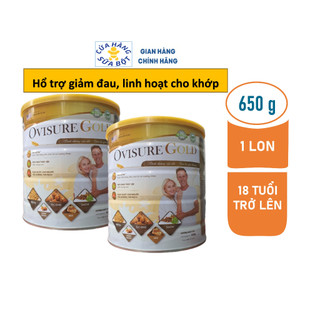 Combo 2 lon sữa xương khớp Ovissure Gold chính hãng date mới