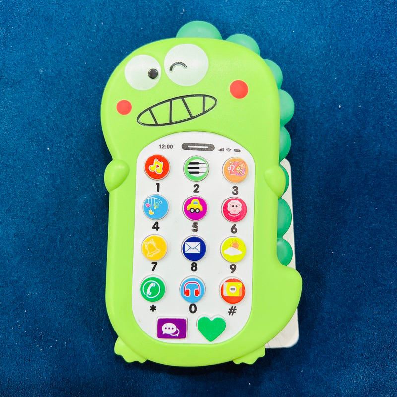 Đồ Chơi Điện Thoại Thông Minh Hình Thú Cute Phát Đèn,Nhạc, Có Gặm Nướu Cho Bé