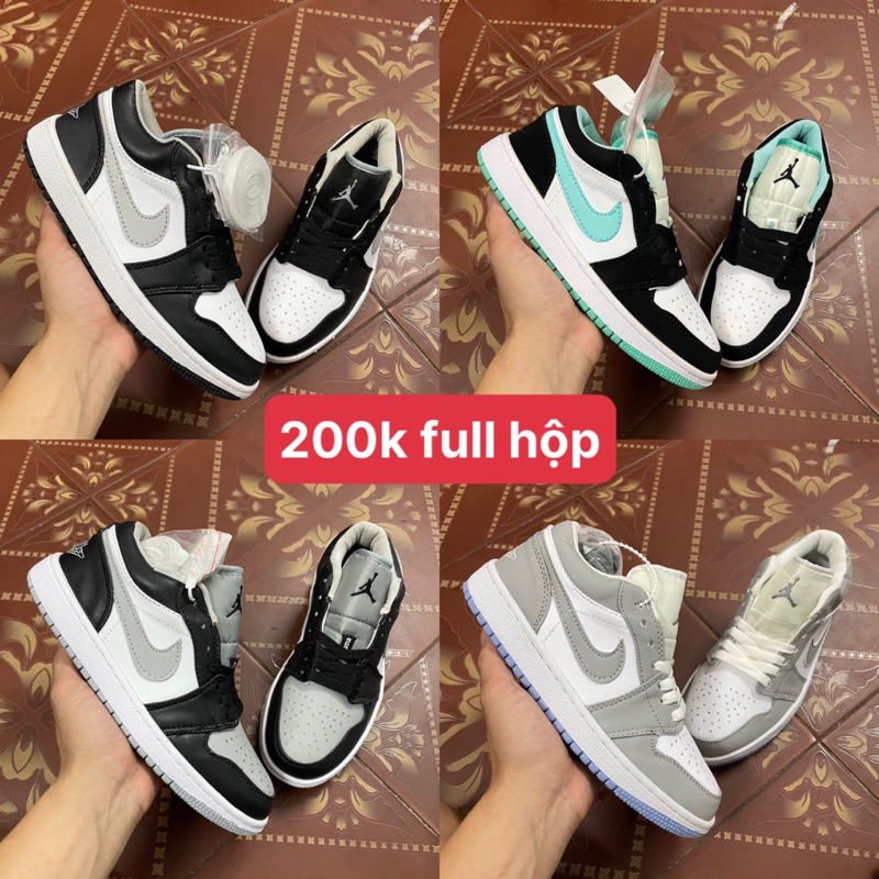 Giày thể thao đế bằng  jd cao cổ nhiều màu full hộp