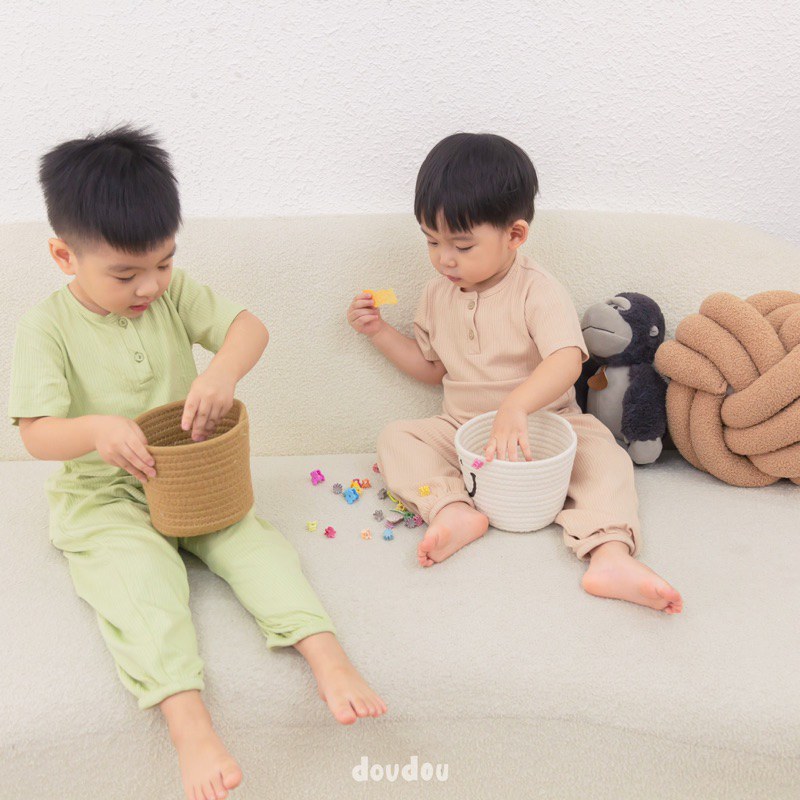 Set đồ bé trai cotton thoải mái