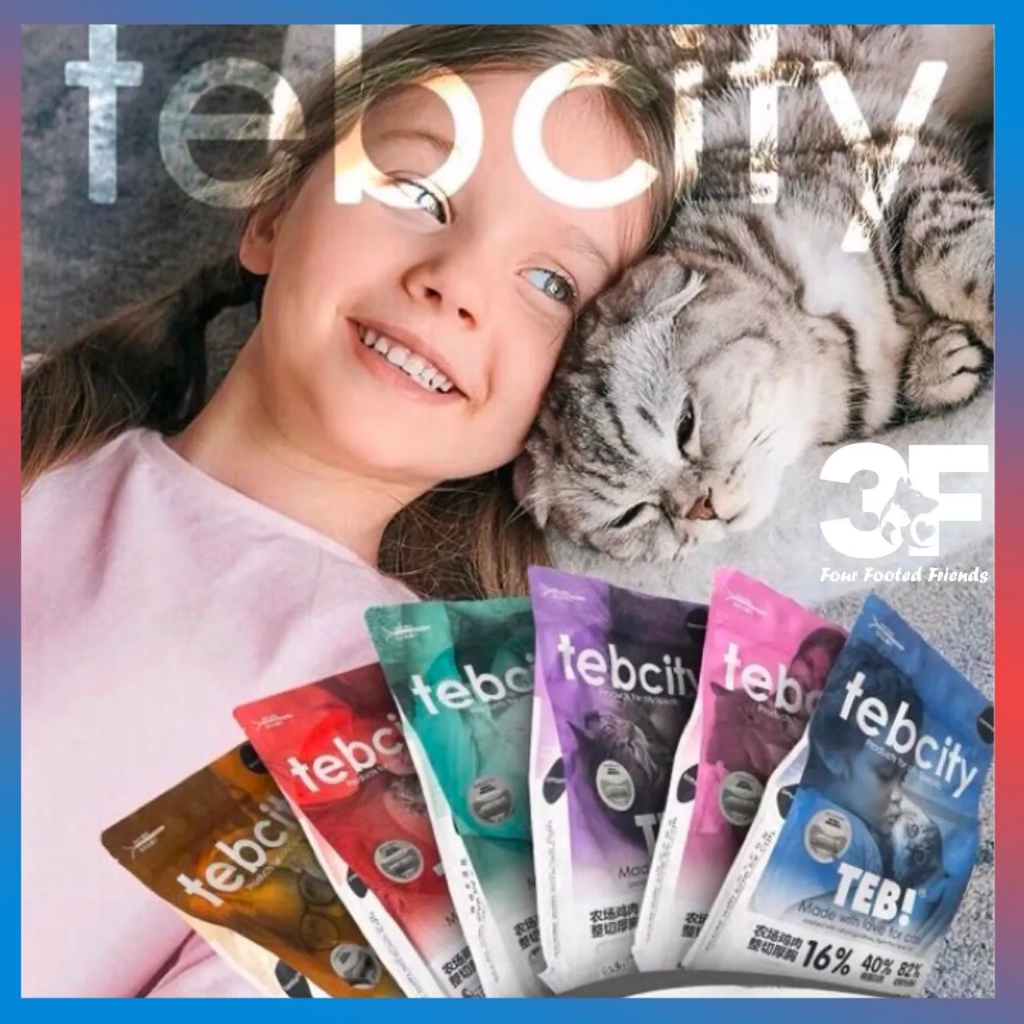 Hạt thức ăn cho mèo đa dạng topping - TEBCITY gói 1,5kg