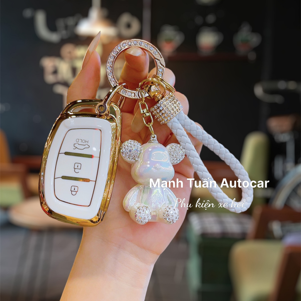 Bao chìa khoá Hyundai i10, Tucson, Elantra. chìa thông minh