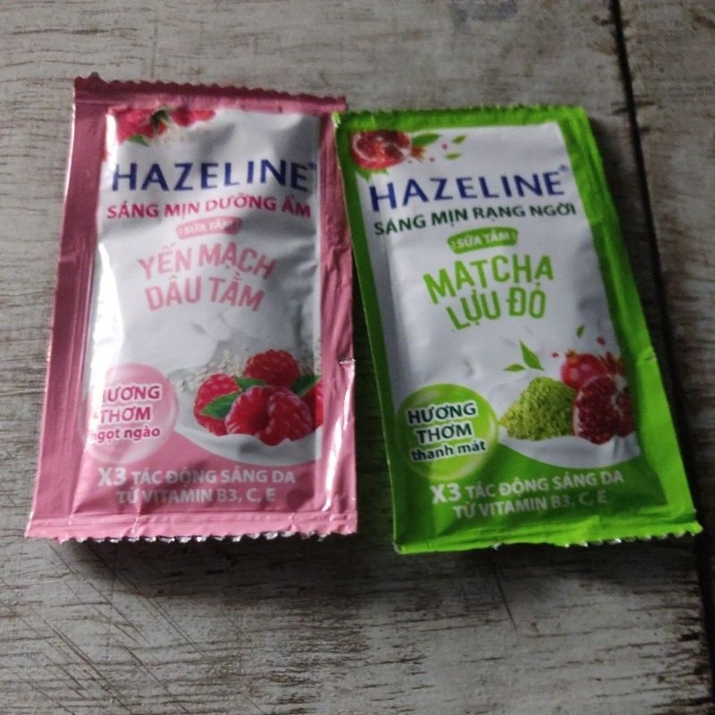 sữa tắm hazeline Yến mạch dâu tằm,matcha lựu đỏ