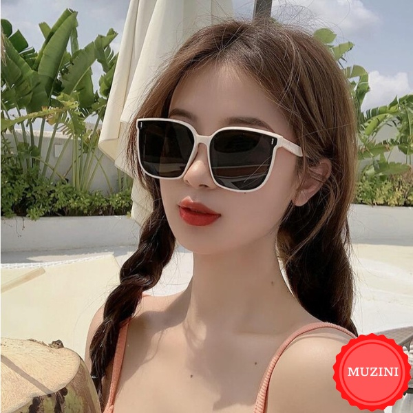 Kính Mát Gọng Vuông oversized Chống Tia uv400 Thời Trang Cho Nam Nữ