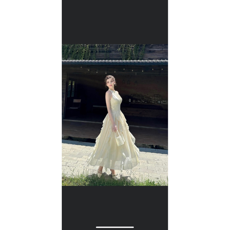 Helen - đầm xòe sát nách - Sò vintage