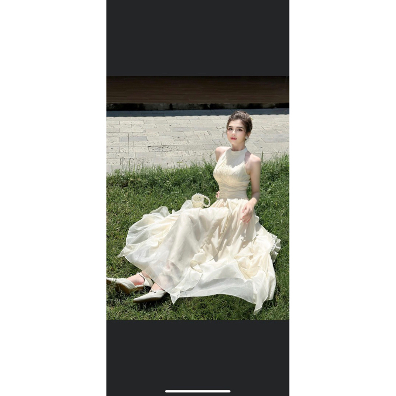 Helen - đầm xòe sát nách - Sò vintage