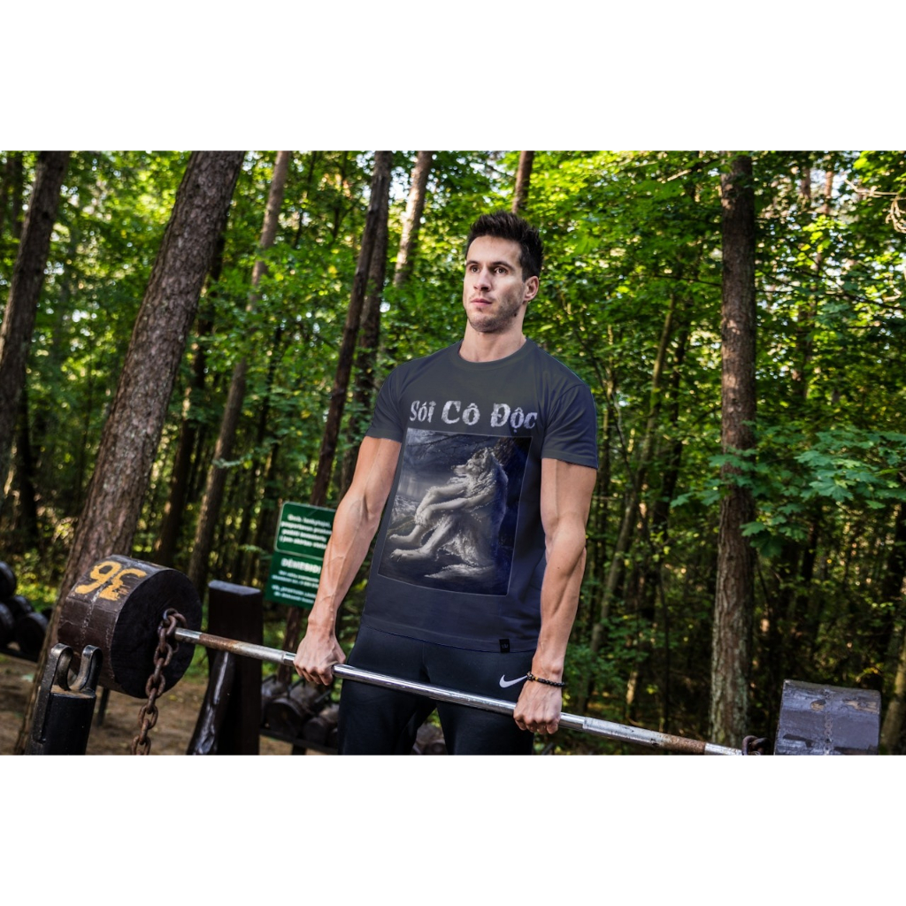 Áo thun Sói Cô Độc 100℅ cotton | Anh Sung Studio