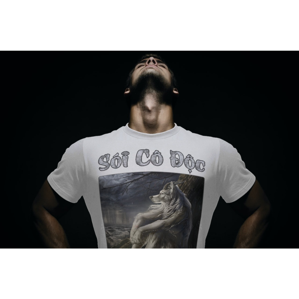 Áo thun Sói Cô Độc 100℅ cotton | Anh Sung Studio