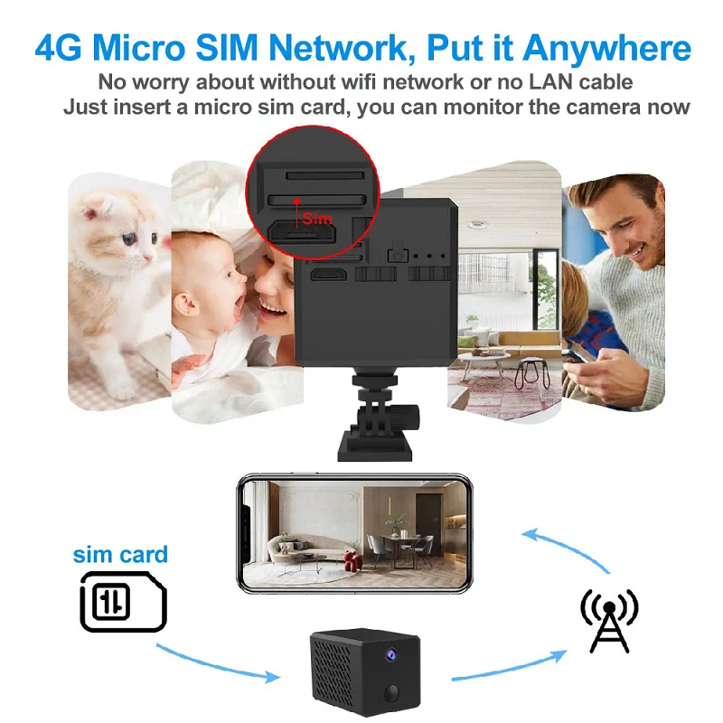 Camera IP Không Dây VSTARCAM CB75 4G dùng pin 3000mAh tiêu thụ điện thấp