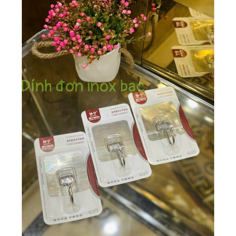 Móc Dán Tường Chịu Lực Siêu Dính Treo Đồ Đa Năng Inox 304.Móc Dán Tường Đôi hình Con Voi Siêu Chắc