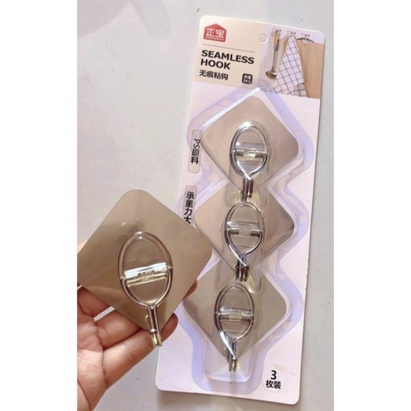 Móc Dán Tường Chịu Lực Siêu Dính Treo Đồ Đa Năng Inox 304.Móc Dán Tường Đôi hình Con Voi Siêu Chắc