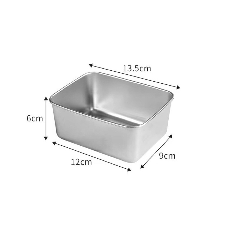 Khay inox làm đá có nắp