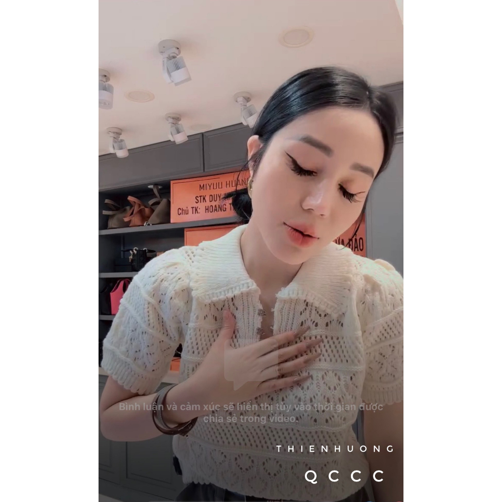 Áo cộc len ren xinh