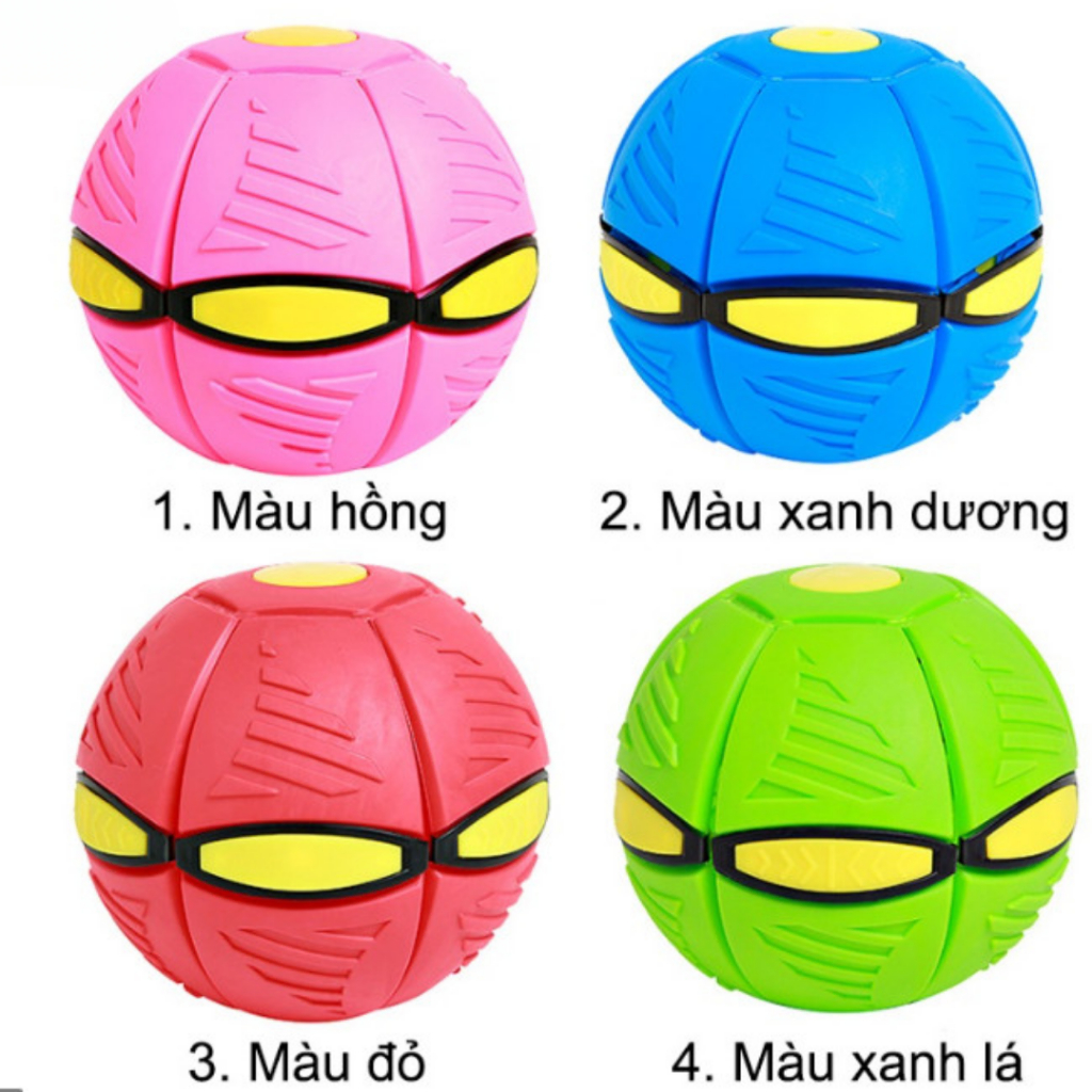 Bóng ma thuật biến hình thành đĩa bay, bóng ma thuật có đèn led dành cho trẻ em