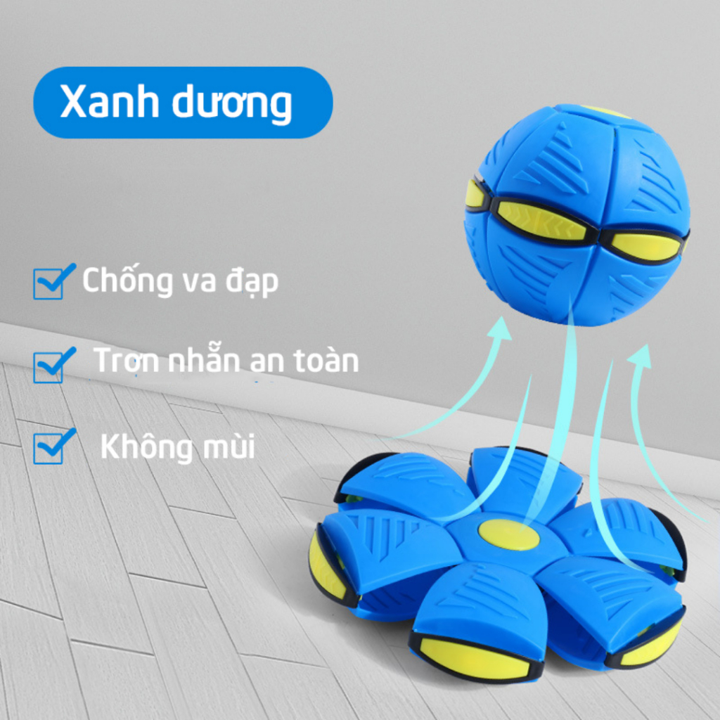 Bóng ma thuật biến hình thành đĩa bay, bóng ma thuật có đèn led dành cho trẻ em