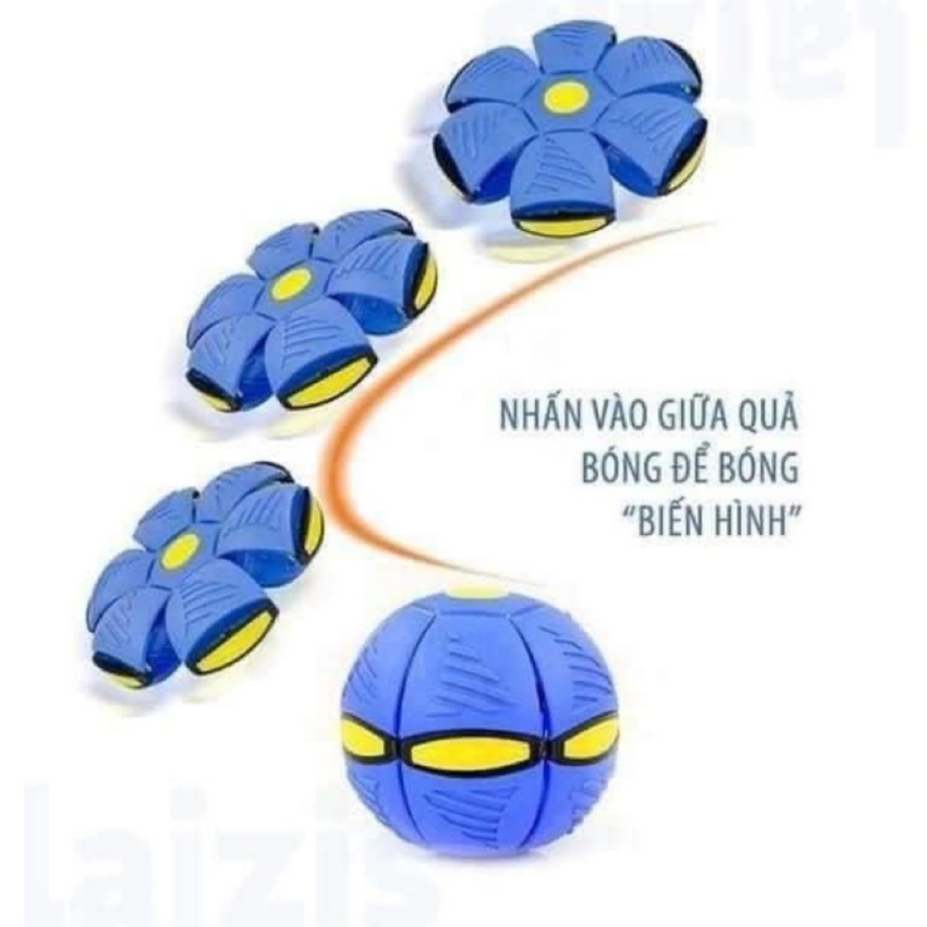 Bóng ma thuật biến hình thành đĩa bay, bóng ma thuật có đèn led dành cho trẻ em