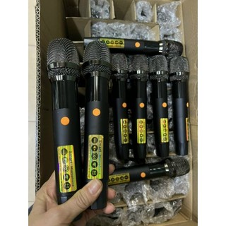 Micro loa kéo 2 màn hình sóng uhf