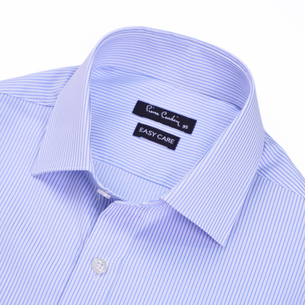 Áo sơ mi nam ngắn tay vạt ngang Pierre Cardin cao cấp xuất Hàn 100% cotton dáng Áo Regular ACN030| Korea Outlet