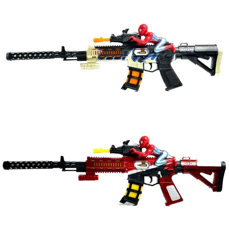 Đồ Chơi Súng Chạy Pin Có Đèn Có Nhạc Loại To Đẹp - Quà Tặng Cho Các Bé - BiCa Toys