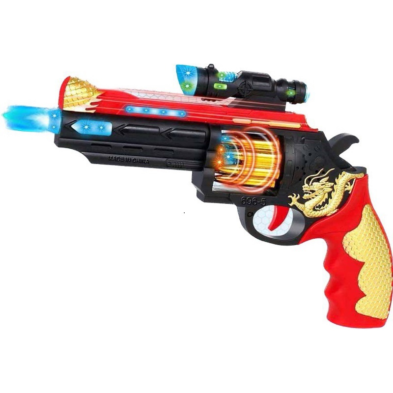 Đồ Chơi Súng Chạy Pin Có Đèn Có Nhạc Loại To Đẹp - Quà Tặng Cho Các Bé - BiCa Toys