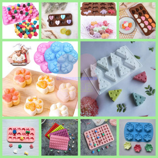 Khuôn SILICONE hình 3D dùng làm thạch rau câu, Thạch trà sữa, bánh pudding, bánh nướng, đá viên socola