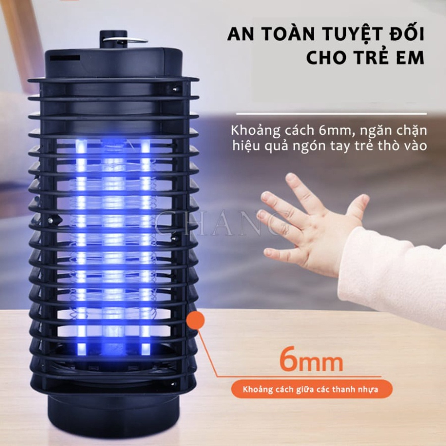 Đèn Bắt Muỗi, Bẫy Muỗi Diệt Côn Trùng Điện Quang Hình Tháp 3D Kiêm Đèn Ngủ, Chống Lóa Mắt Có Cổng Sạc USB | BigBuy360 - bigbuy360.vn