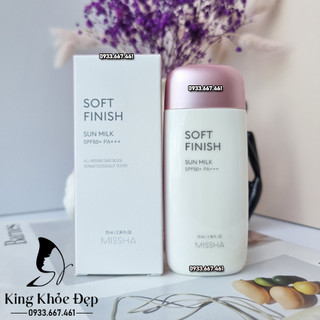 Kem Chống Nắng Missha Soft Finish Sun Milk