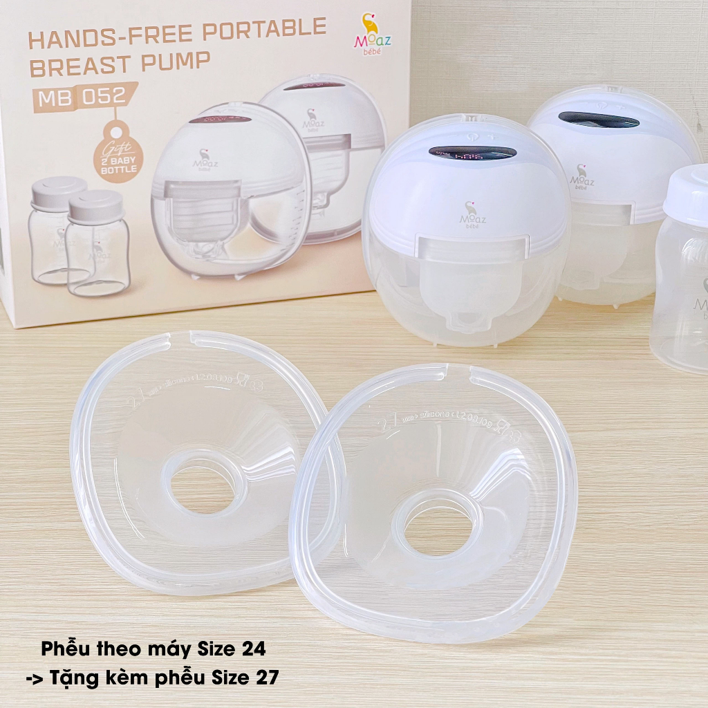 Máy hút sữa không dây Moaz BéBé MB052 - BẢO HÀNH CHÍNH HÃNG 12 THÁNG