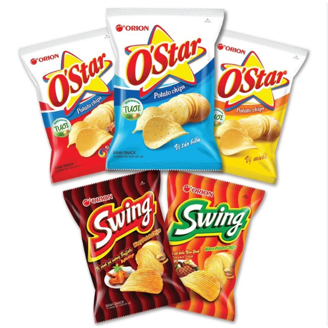 Combo 5 gói ostar/swing/toonies 30g giao ngẫu nhiên