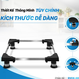 Chân kê tủ lạnh máy giặt thông minh đa năng - kệ kê tủ lạnh, máy giặt cao cấp điều chỉnh được kích thước